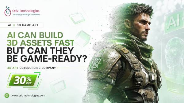 AI Can Build 3D Assets Fast — But Can a 3D Art Outsourcing Company Make Them Game-Ready?