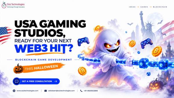USA Gaming Studios, Ready to Build the Next Web3 Hit? ? Get 50% OFF Blockchain Game Development This Halloween!