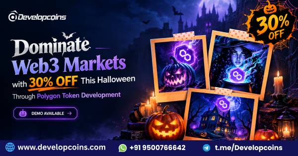 Dominate Web3 Markets with 30% OFF This Halloween Through Polygon Token Development