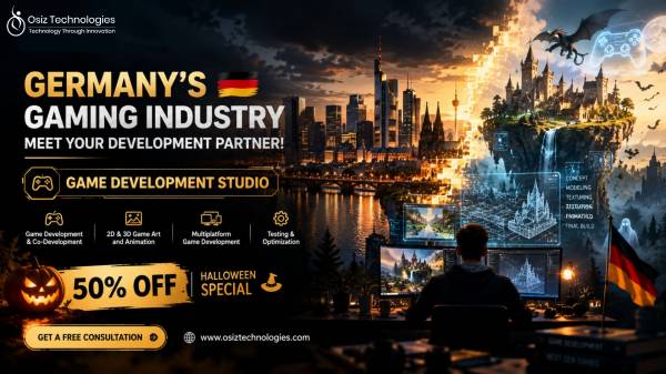 Germany’s Gaming Industry, Meet Your Game Development Partner! ? Get 50% OFF This Halloween